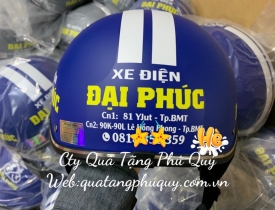 NƠI IN LOGO CỬA HÀNG XE ĐIỆN LÊN NÓN BẢO HIỂM CHẤT LƯỢNG TẠI TPHCM