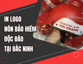 IN LOGO NÓN BẢO HIỂM ĐỘC ĐÁO TẠI BẮC NINH