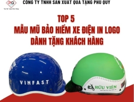 TOP 5 MẪU MŨ BẢO HIỂM XE ĐIỆN IN LOGO ĐANG RẤT ĐƯỢC ƯA CHUỘNG