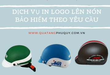 DỊCH VỤ IN LOGO LÊN NÓN BẢO HIỂM THEO YÊU CẦU