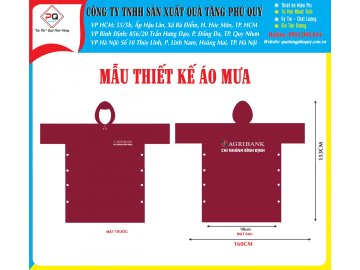 IN ÁO MƯA NGÂN HÀNG AGRIBANK 