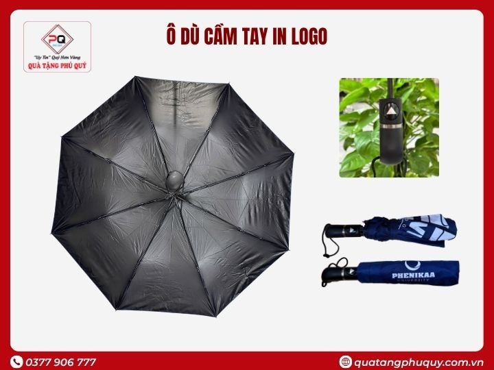 Ô DÙ CẦM TAY GẤP 3 TỰ ĐỘNG 1 CHIỀU 8K