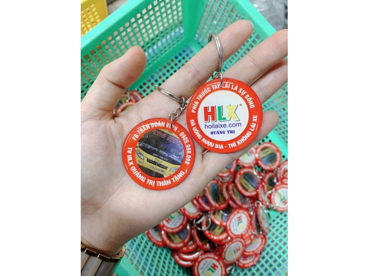 MÓC KHÓA HÌNH TRÒN, ĐA DẠNG MẪU MÃ
